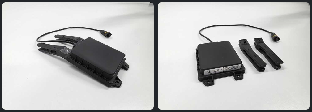 Altimeter with mounting and cables