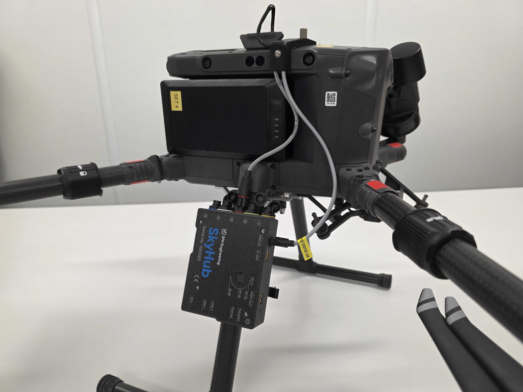 Complete SkyHub setup on drone