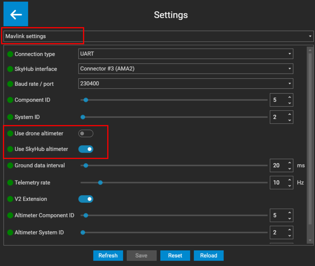 Altimeter toggles ../../../images/mavlink-settings-skyhub.png