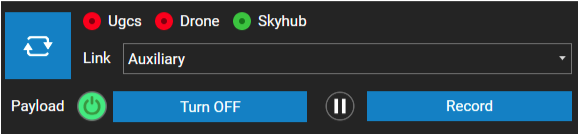 Auxiliary Link settings in UgCS-CPM
