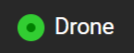 Drone indicator CPM showing drone online status